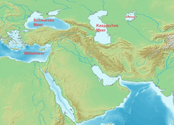 Karte Kaspisches Meer