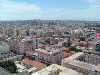 Blick auf Dakar