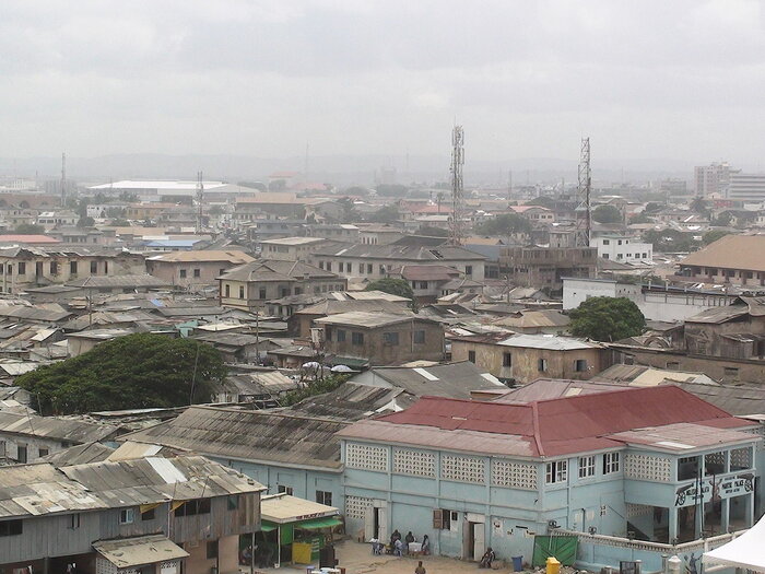 Stadtteil Jamestown von Accra
