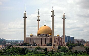 Nigerianische Nationalmoschee in Abuja