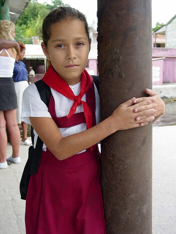 Schülerin aus Kuba