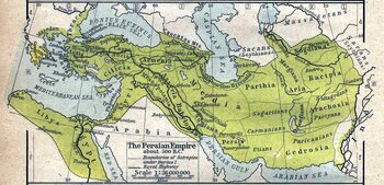 Karte Perserreich um 500 v. Chr.