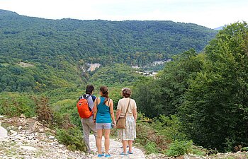 Touristen in Georgien