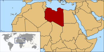 Libyen Karte Lage