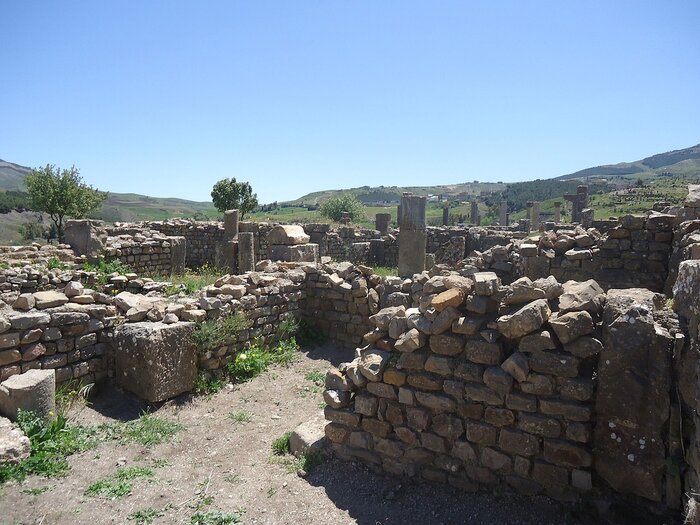 Ruinenstadt Djemila in Algerien