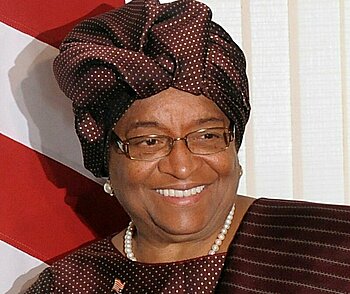 Liberia Präsidentin Ellen Johnson-Sirleaf 2010