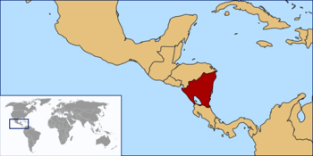 Wo liegt Nicaragua
