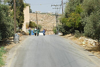 Kinder, Schulweg, Amman