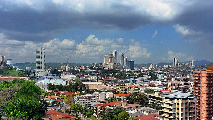 Stadt Colón in Panama