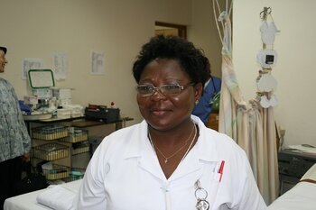 Krankenschwester aus St. Lucia