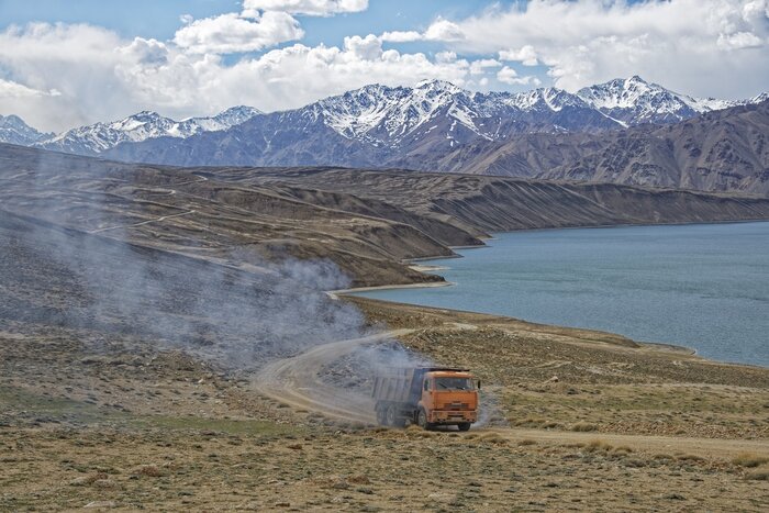 Pamir Highway in Tadschikistan
