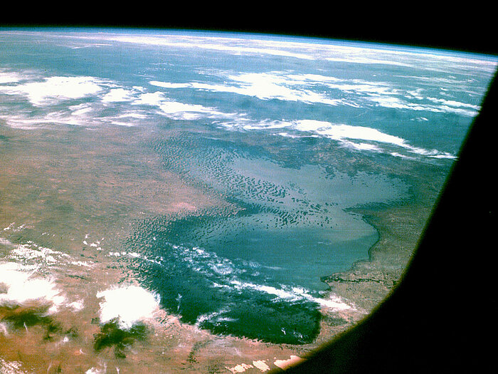 Tschadsee von Apollo 7 aus 1968