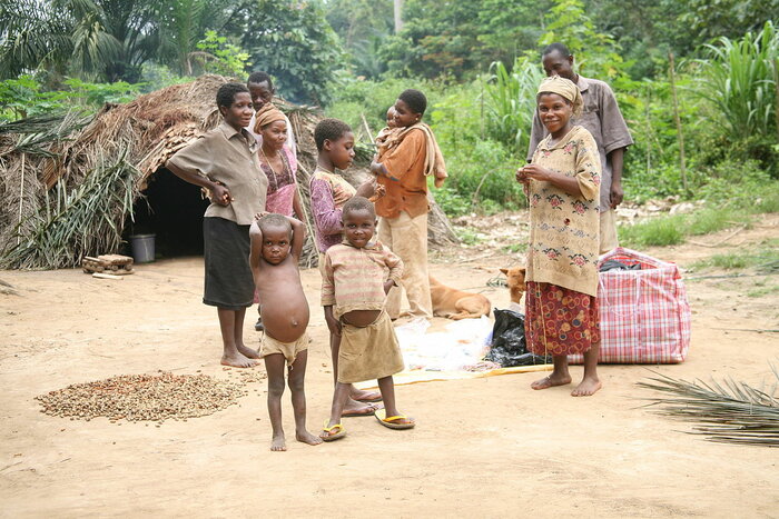 Baka-Dorf in Kamerun