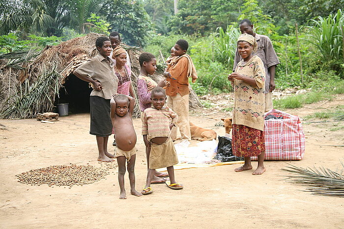 Baka-Dorf in Kamerun