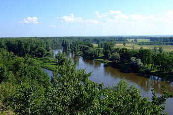 Mündung der Moldau in die Elbe