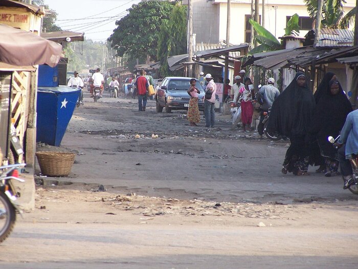 Straße in Lomé