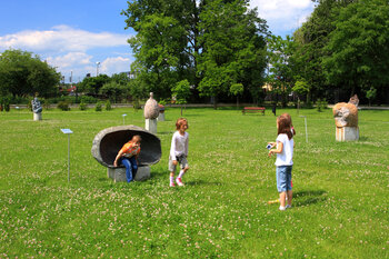 Spielende Kinder in Polen