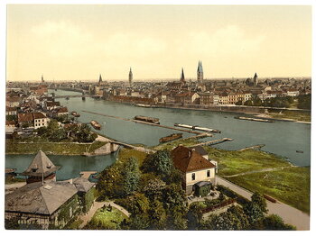 Ansicht von Bremen um 1900