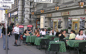 Schanigarten in Wien