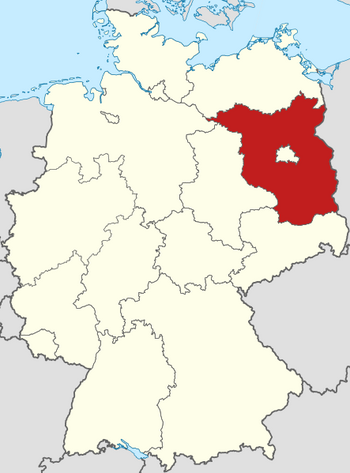 Karte Brandenburg