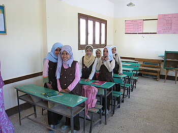Schulmädchen in Ägypten