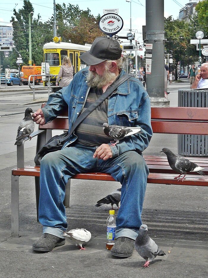 Bettler in Österreich