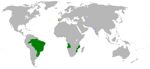 Portugiesisches Kolonialreich im Jahr 1800