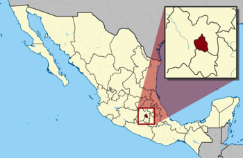 Lage von Mexiko-Stadt in Mexiko