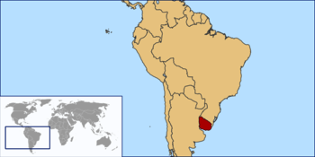 Uruguay Karte