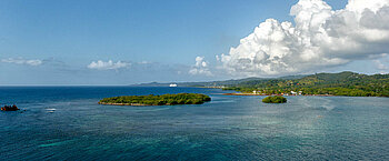 Insel Roatán vor Honduras