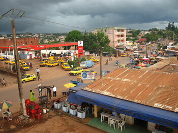Straße in Yaoundé