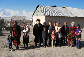 Familie in Kirgisistan