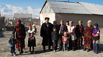 Kirgisische Familie