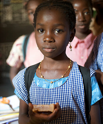 Schülerin aus Guinea