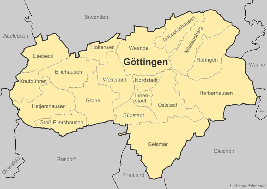 Stadtteile Göttingen