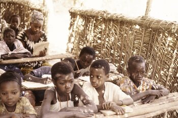 Schule in Guinea-Bissau 1974