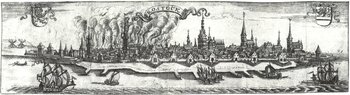 Stadtbrand Rostock 1677