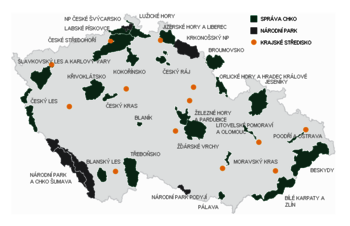 Nationalparks und Landschaftsschutzgebiete in Tschechien
