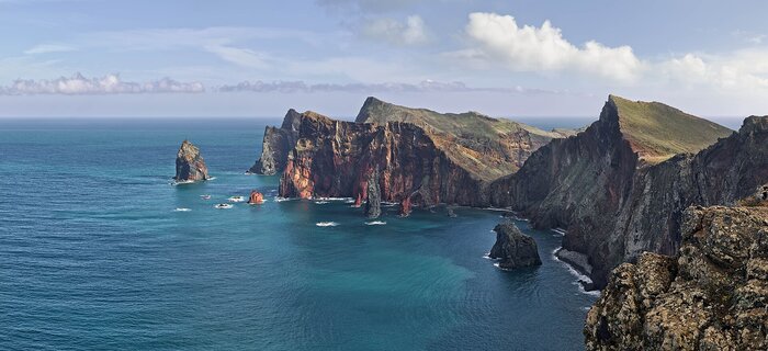 Ponta de São Lourenço in Madeira Ostspitze von Madeira mit Felsen
