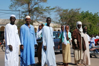 Einwohner im Tschad