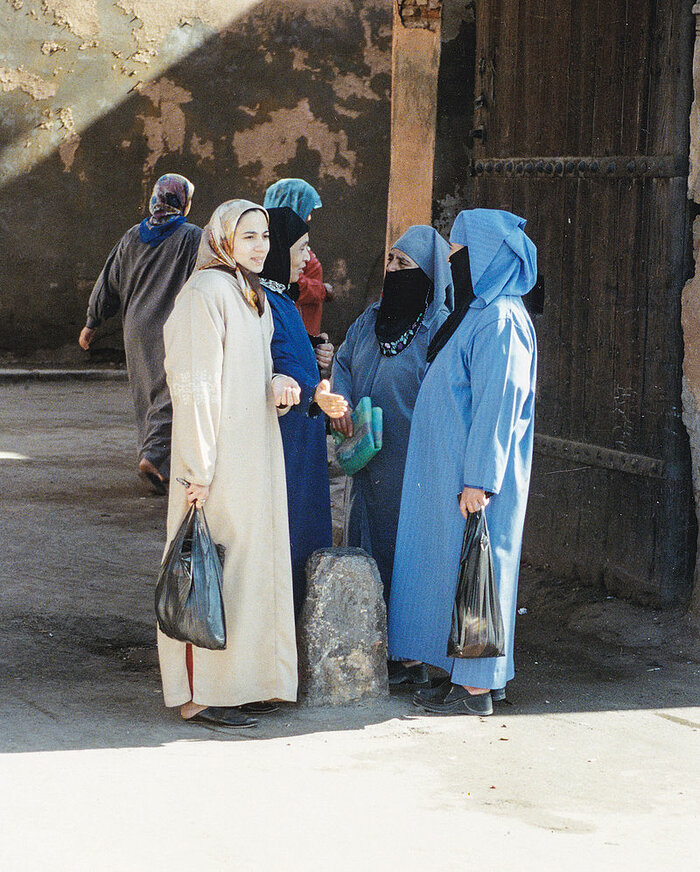 Gruppe marokkanischer Frauen