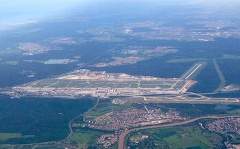 Luftbild Frankfurter Flughafen