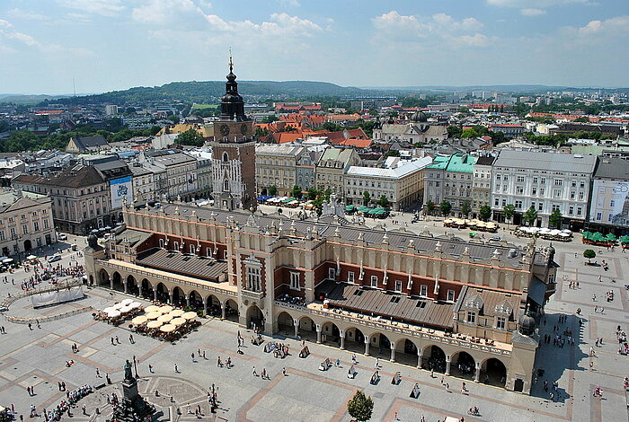 Marktplatz in Krakau