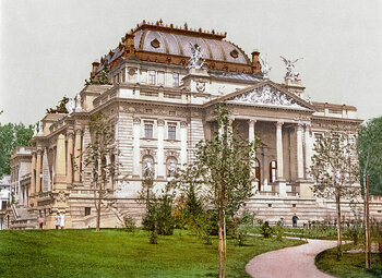 Königliches Schauspielhaus Wiesbaden um 1900
