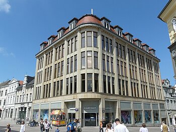 Karstadt-Stammhaus in Wismar Dienstleistungssektor Mecklenburg-Vorpommern