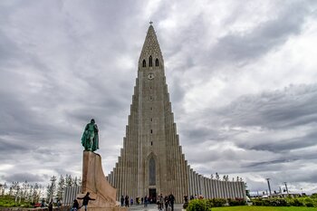 Hallgrimmskirkja in Reykjavik