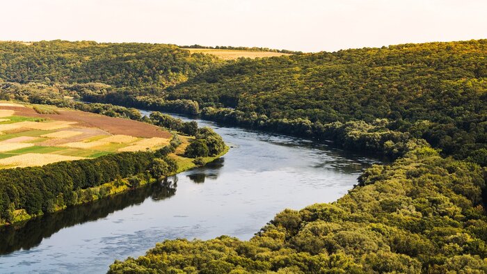Fluss in Moldawien