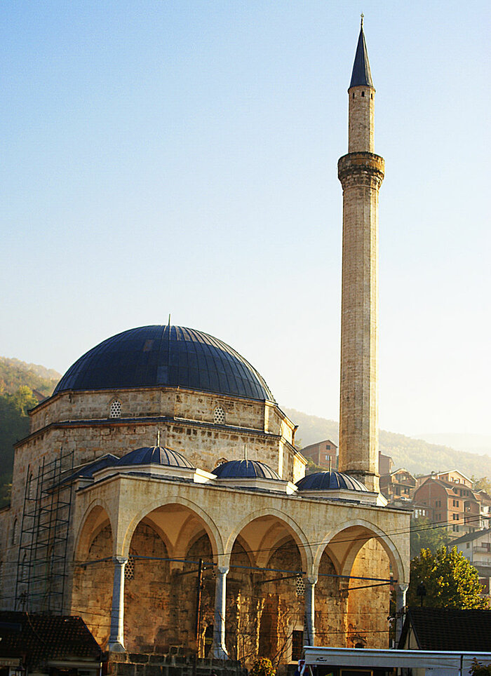Die Sinan Pasha Moschee in Prizren wurde zu Zeiten des Osmanischen Reiches gebaut.