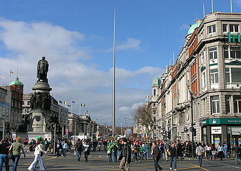 O'Connell Street in der Hauptstadt von Irland
