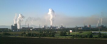 Stahlwerk in Kosice in der Slowakei